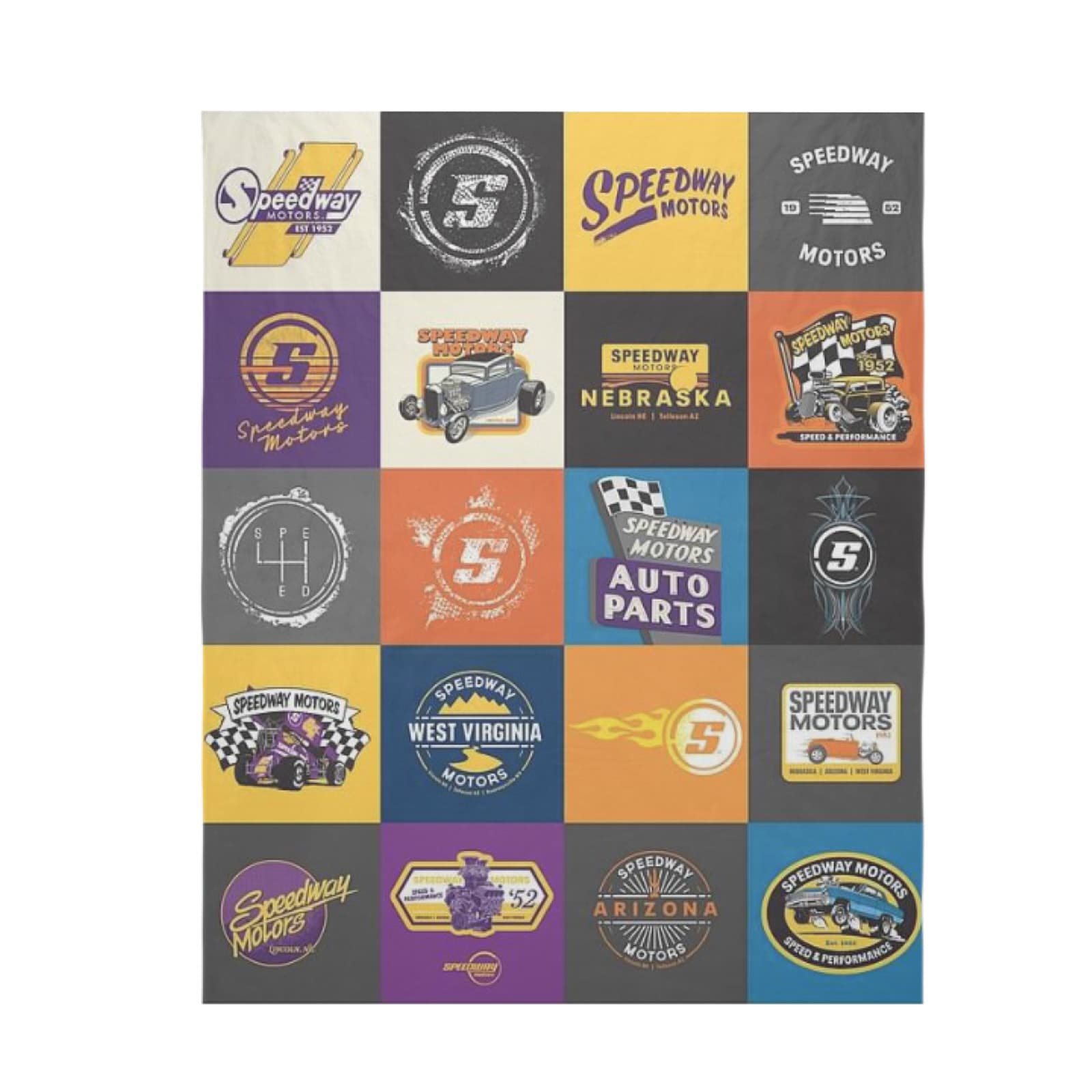 Speedway Motors T-Shirt Blanket