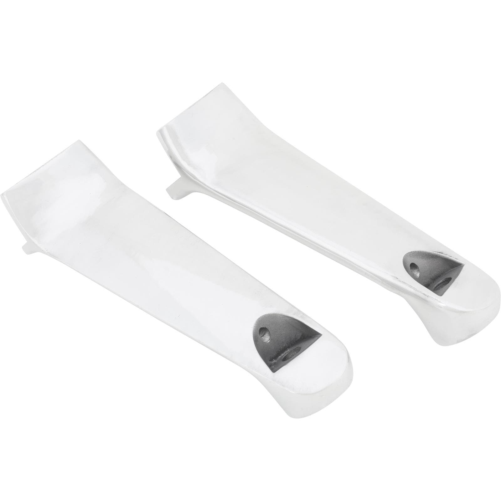 Aluminum Headlight Mounting Brackets, Polished