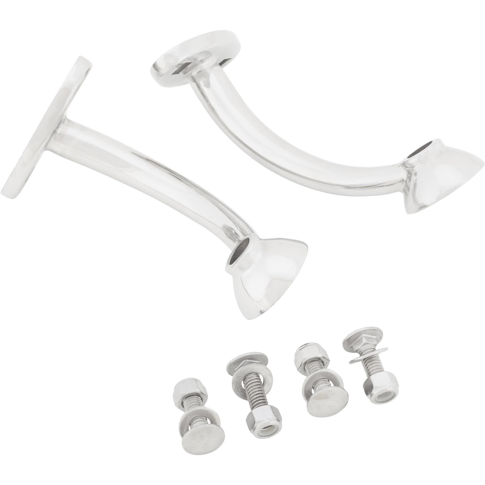 Speedway Polished Stainless Steel Highboy Headlight Mounts