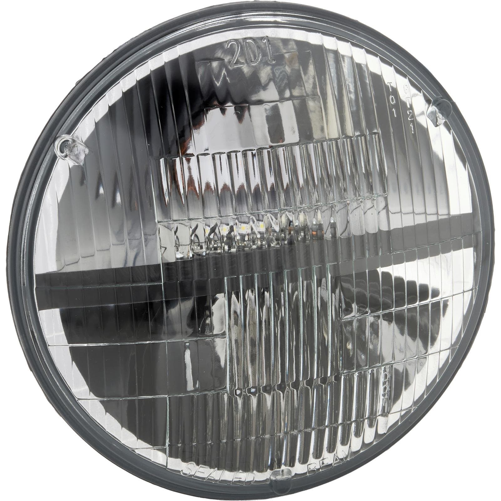7-Inch H6024 Sealed Beam Headlight LED Conversion, 6500K white