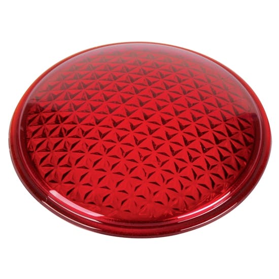 Replacement Tall Model T Tail Light Lens, Red