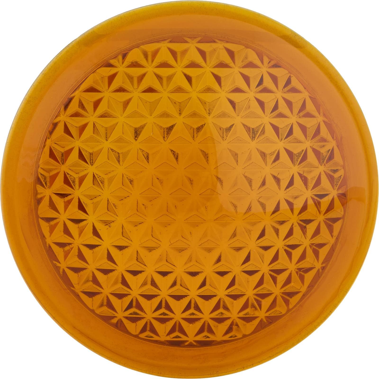 Amber Cowl/Tail Light Lens, 3 Inch