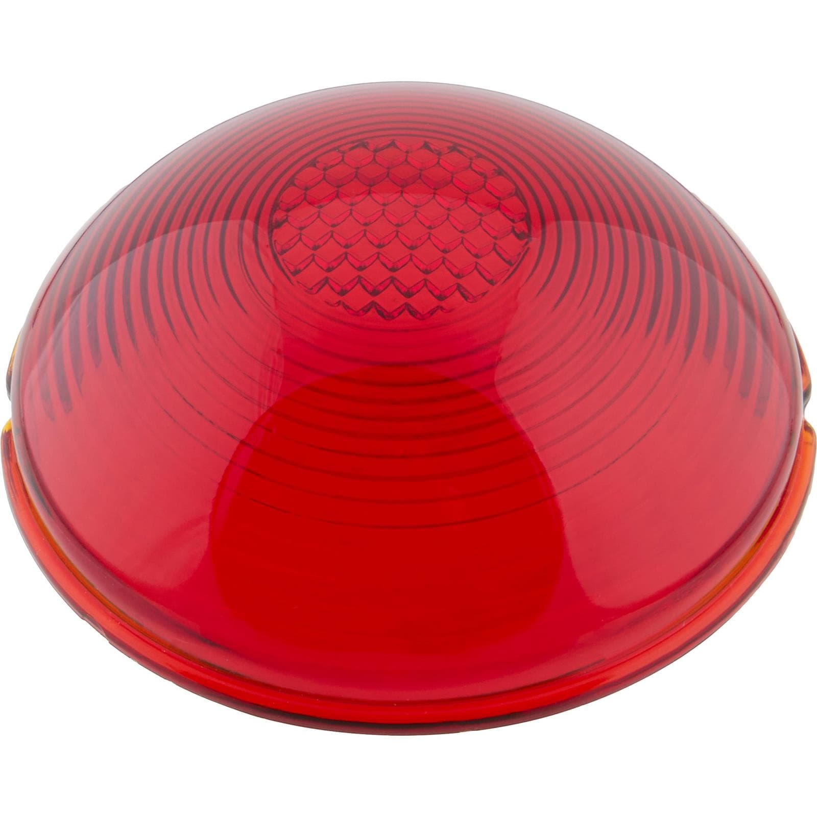 1950 Pontiac Tail Light Lens, Red Glass