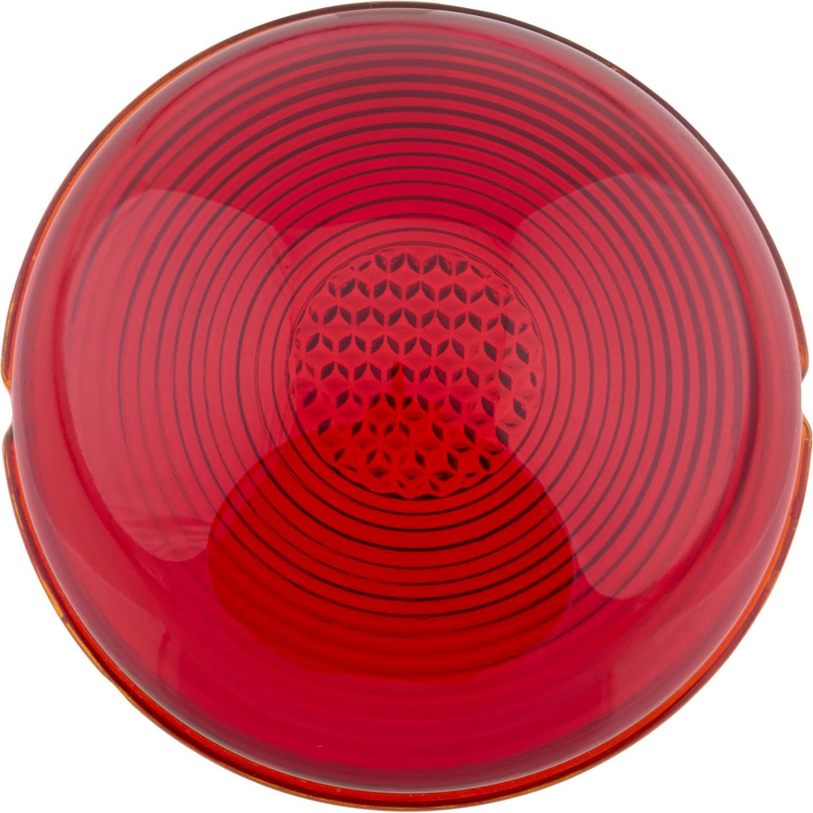 1950 Pontiac Tail Light Lens, Red Glass