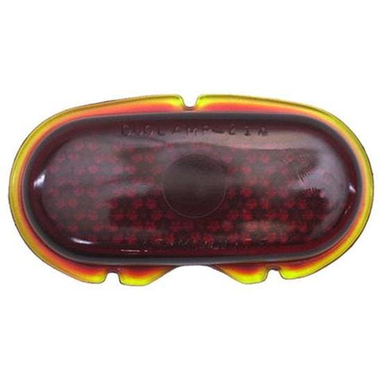 1942-1948 Ford Red Glass Tail Light Lens, Passenger Car