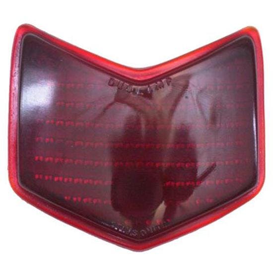 1940 Ford Red Glass Tail Light Lens, Passenger Car