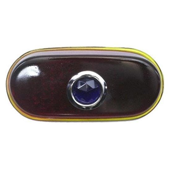 1940 Chevy Blue Dot Tail Light Lens, Passenger Car