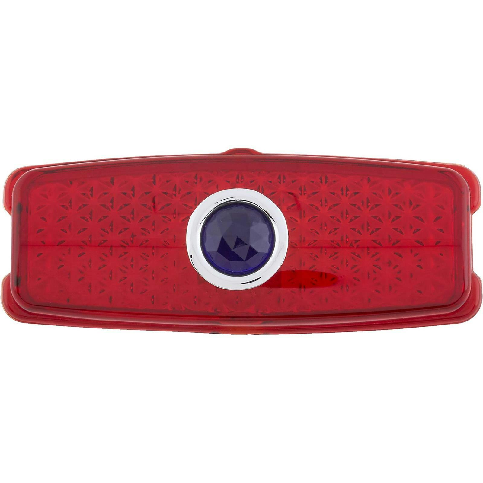 1941-1948 Chevy Blue Dot Tail Light Lens, Passenger Car