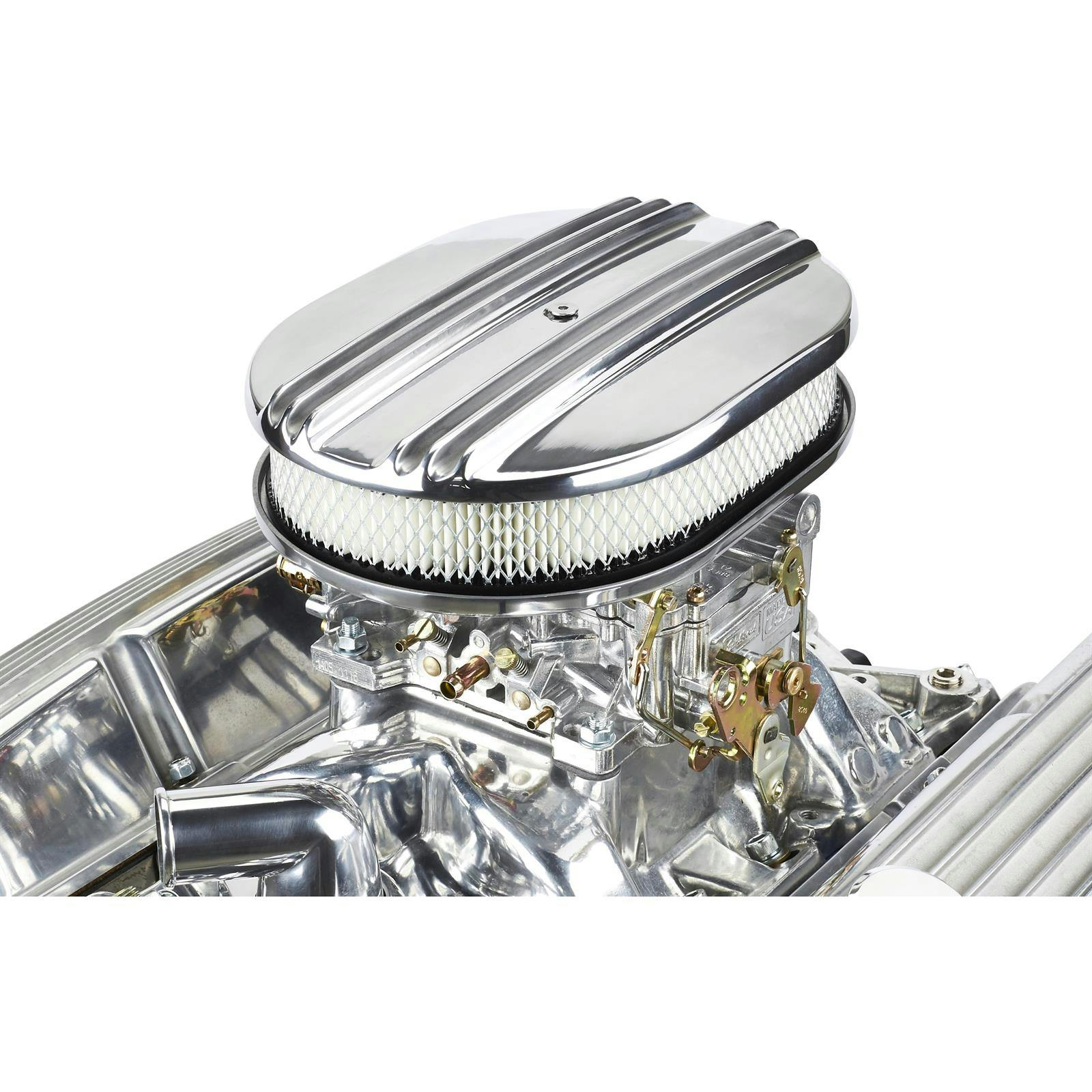 Speedway Oval Double Finned Air Cleaner, 12 Inch