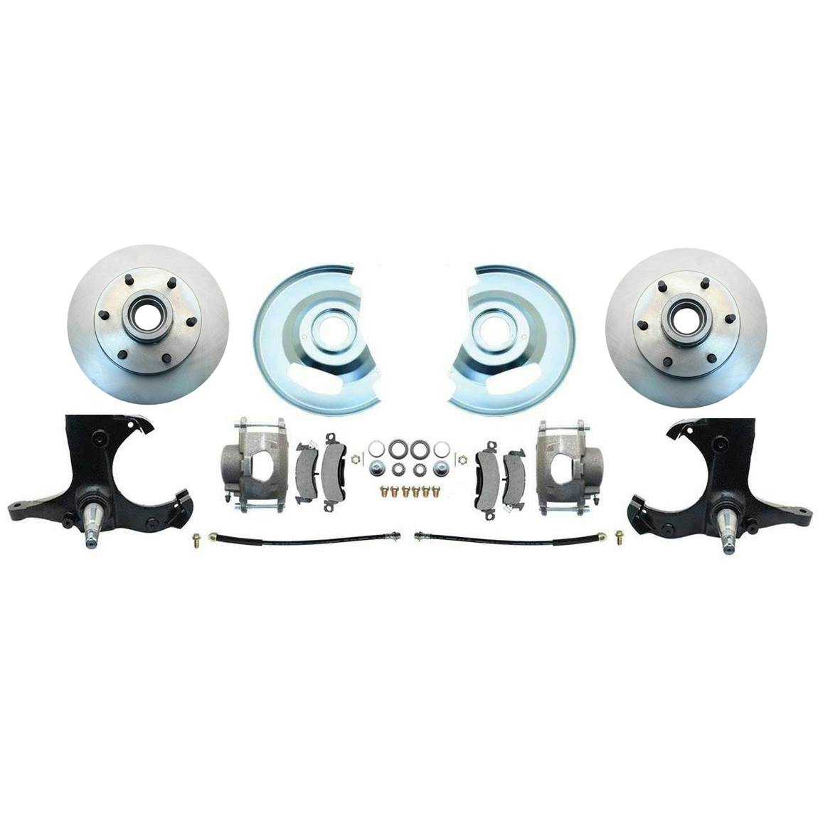1963-1970 Chevy Truck Stock Height Disc Brake Kit 2WD 6 Lug