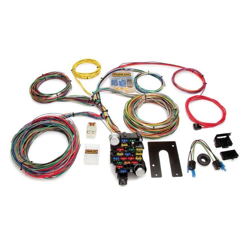 Painless Wiring 10202 Universal 28 Circuit / 18 Fuse Chassis Harness