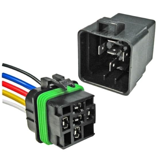Pico 5593C Waterproof Mini Relay, 40 Amp, 5 Pin with Pigtail