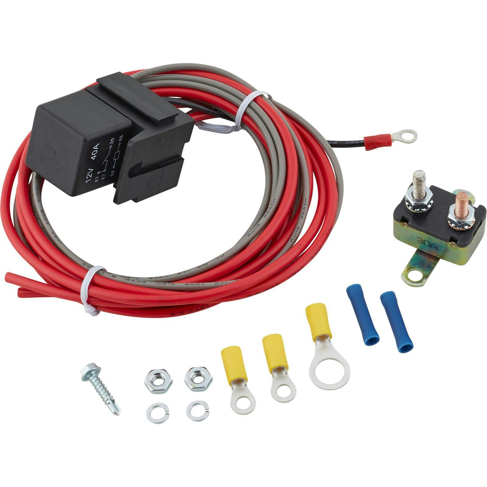 Speedway Universal Electric Relay for Cooling Fan/Horn