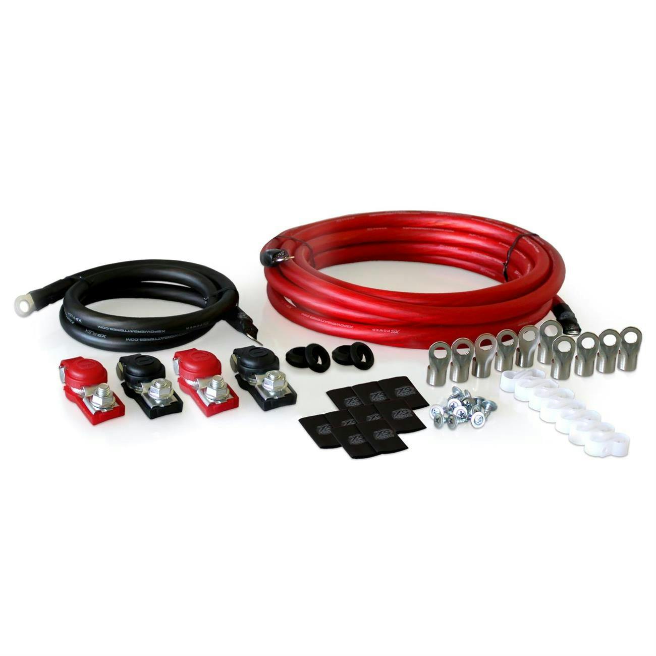 XS Power RK2GA-2 XP Flex, 2 AWG, Dual Battery, Racing Cable Kit