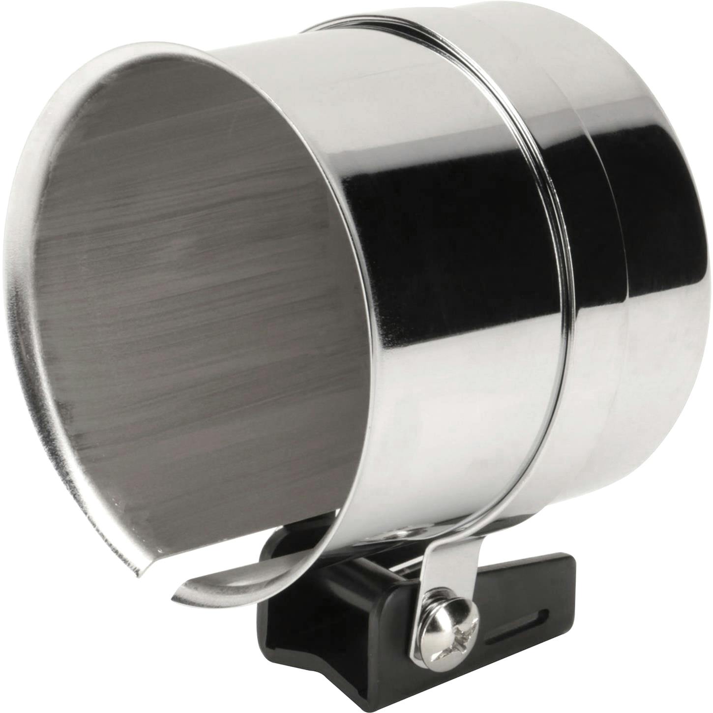 Tachometer Mounting Cup for 3-3/8 Inch Gauges, Chrome