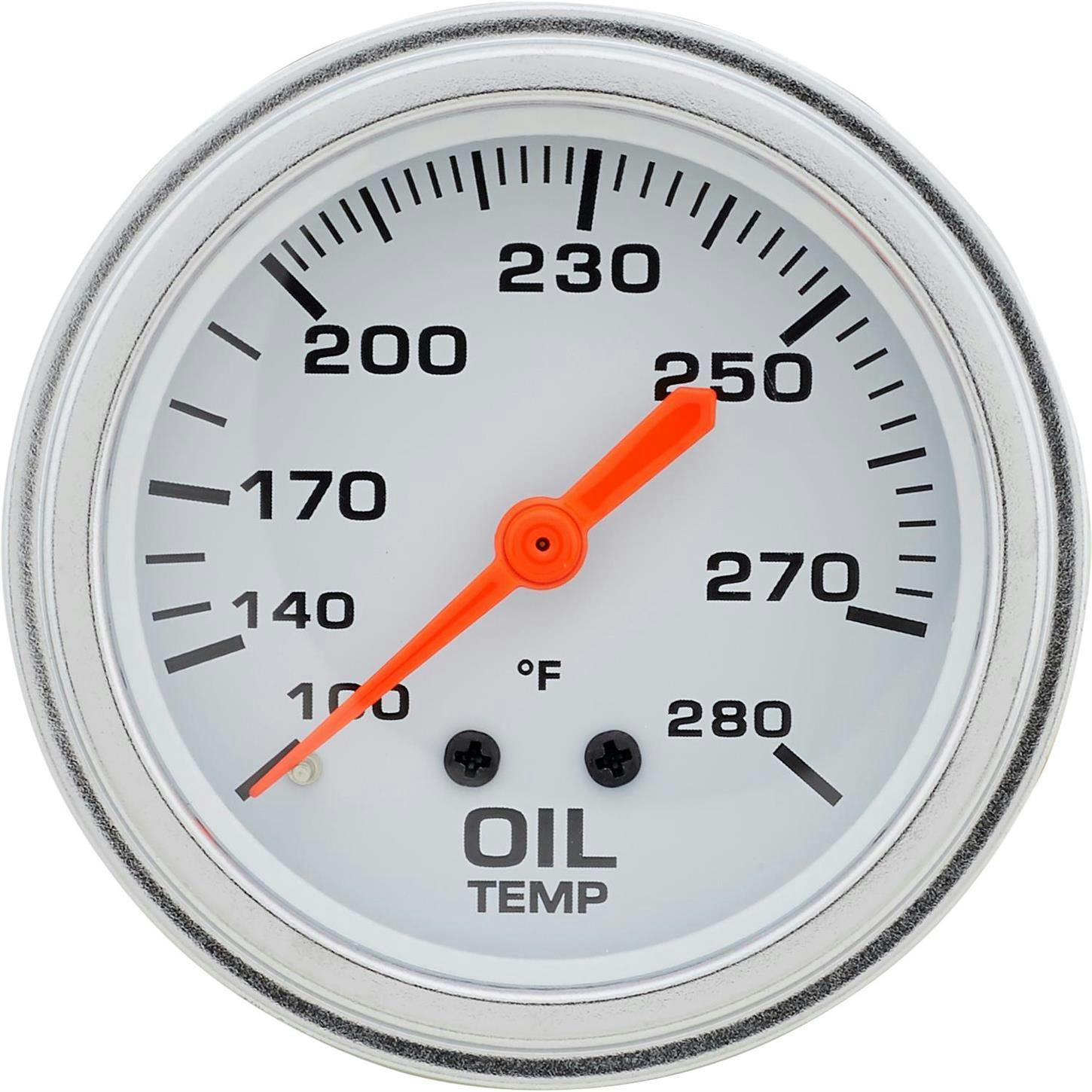 Speedway 2 5/8 Inch Oil Temperature Gauge