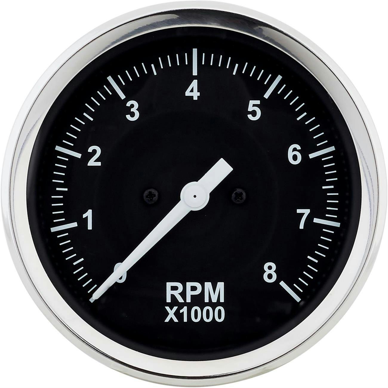 Speedway Black 3-3/8 Inch Electric Tachometer