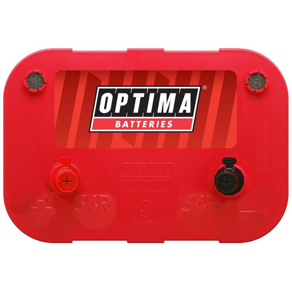 Optima Batteries OPT34R-RT Red Top AGM Battery, 800 CCA, Reverse
