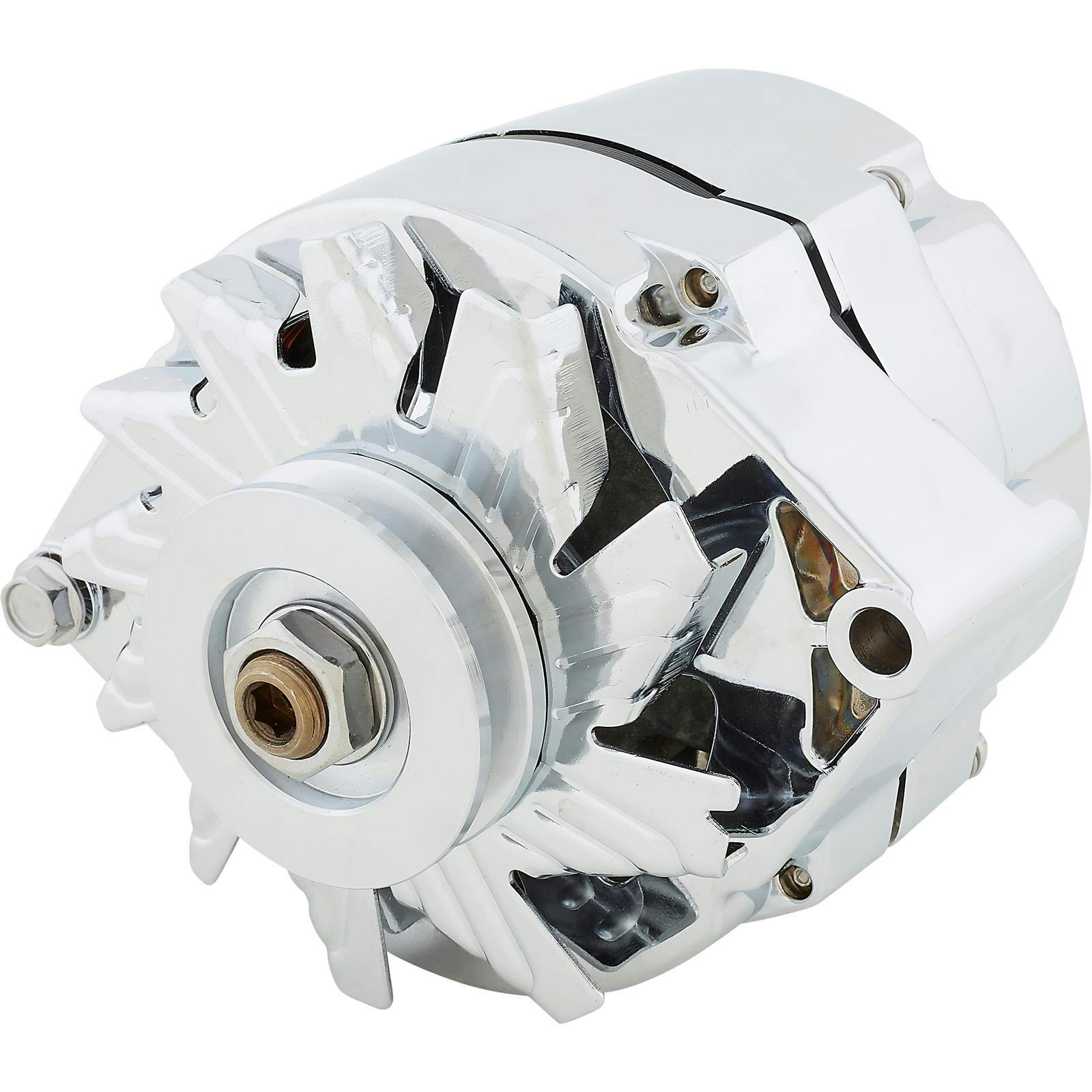 1973-86 GM Chrome Alternator, Internal Regulator, 60 Amp