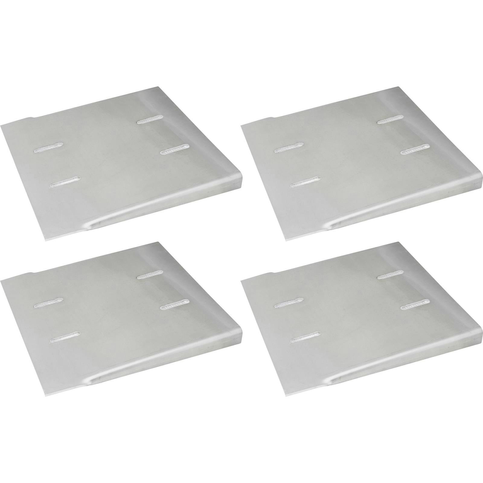 Aluminum Ramps for Low-Profile Scale Pads, 15 Inch Long, Set of 4