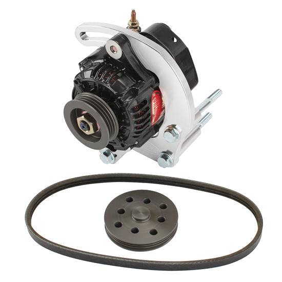Powermaster 8-801 SB Chevy 50 Amp Mini Alternator Kit w/Serp-Belt