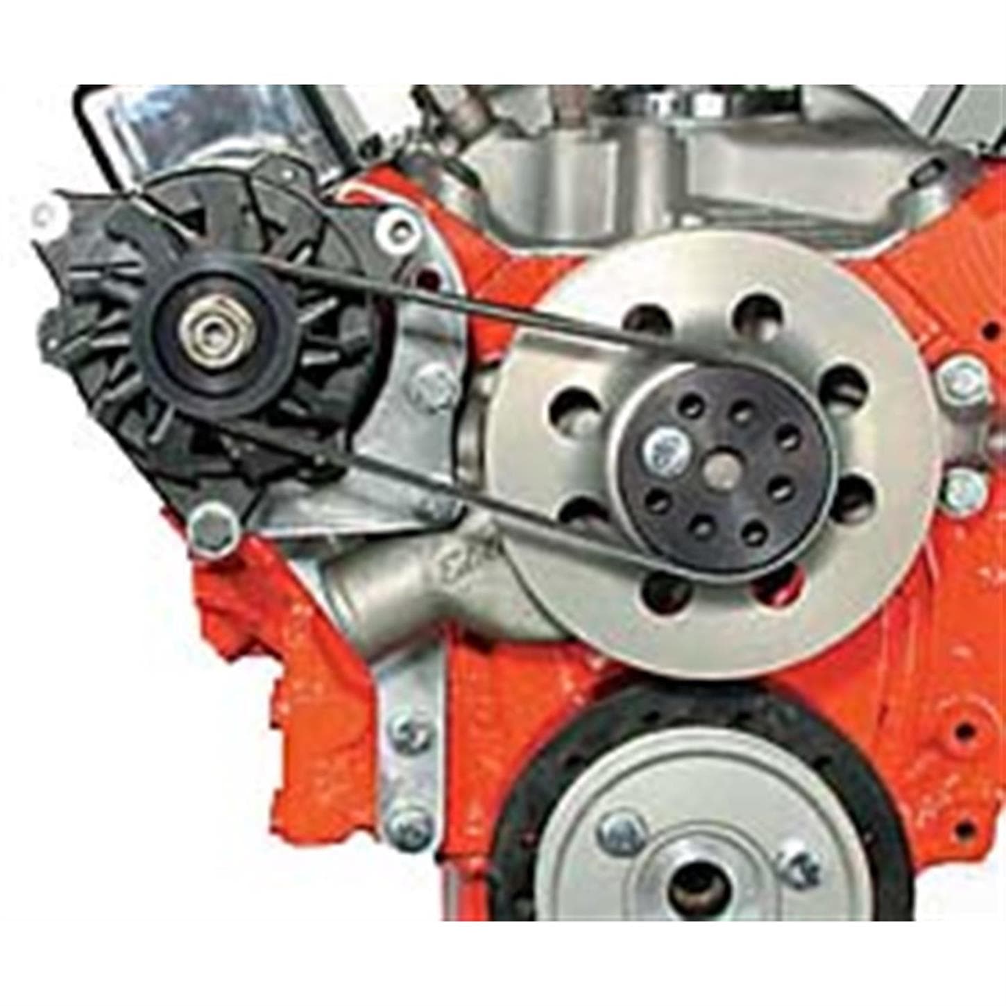 Powermaster 8-722 SB Chevy 75 Amp Mini Alternator w/Serp-Belt Kit