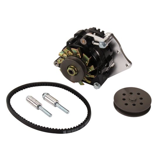Powermaster 8-721 SB Chevy 100 Amp Mini Alternatorw/ V-Belt Kit