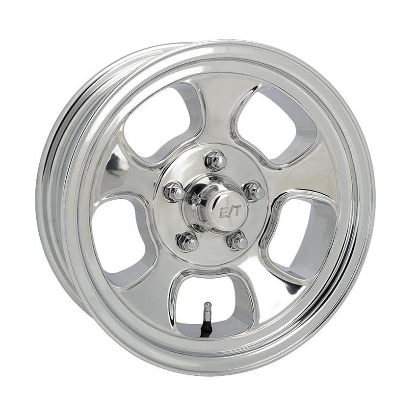 Team III Wheels ET Five Window Wheel-Pol-15x8-5 on 4.75-4 In. Backspce