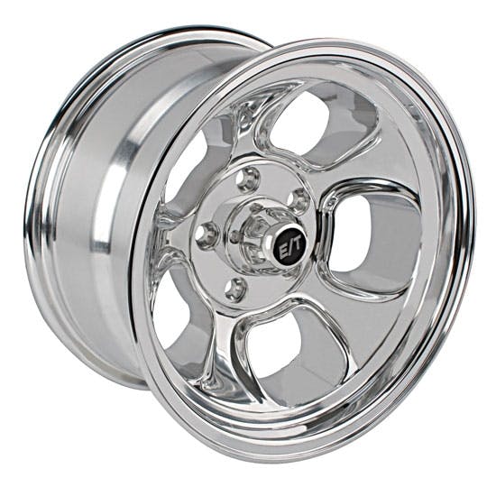 Team III Wheels ET Five Window Wheel-Pol-15x8-5 on 4.75-4 In. Backspce