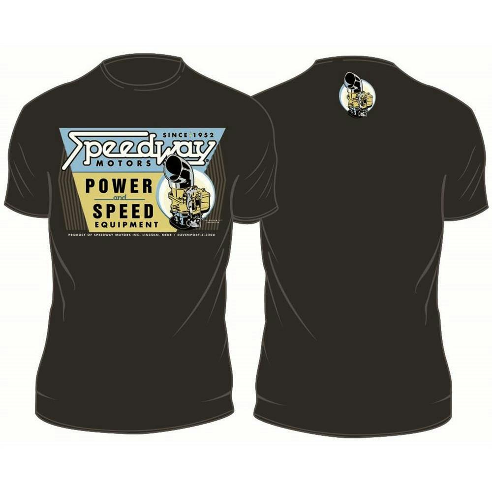Power & Speed T-Shirt, Black