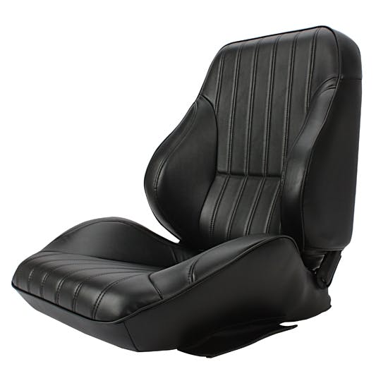 Procar Rally 1050 Lowback Black Vinyl Bucket Seats