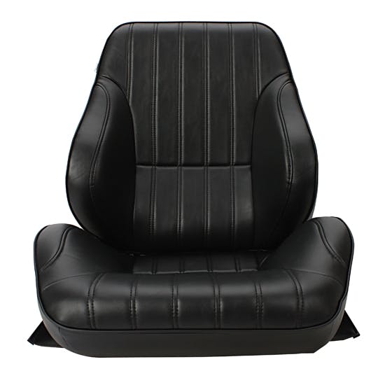 Procar Rally 1050 Lowback Black Vinyl Bucket Seats