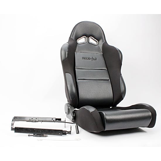Procar Sportsman 1605 Series Black Vinyl Bucket Seats
