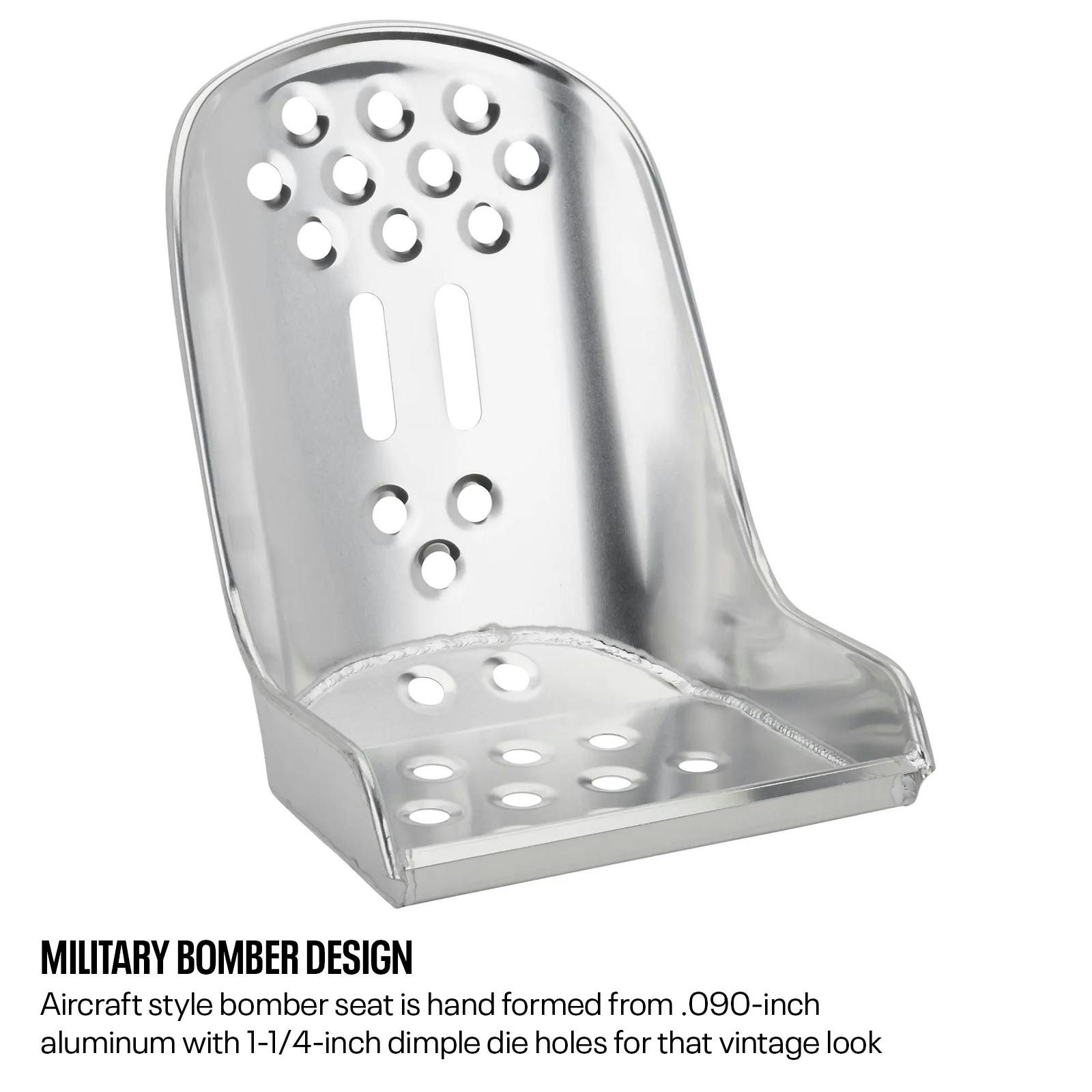 Speedway Lightened Aluminum Hot Rod Bomber Seat
