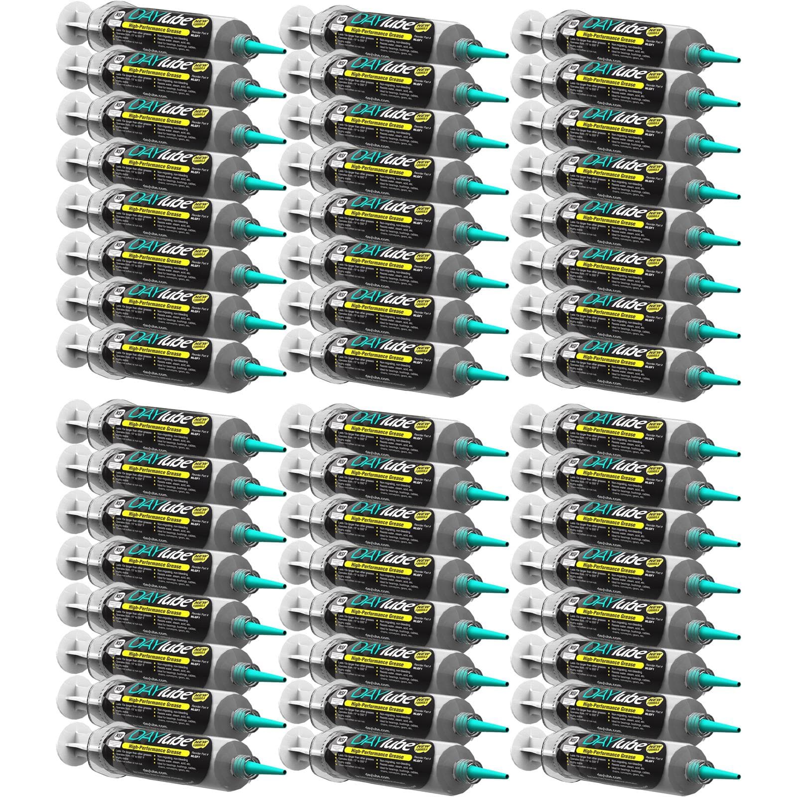 DAYLube NLGF10CC Nano Grease, 1 ounce Syringe, Set of 48