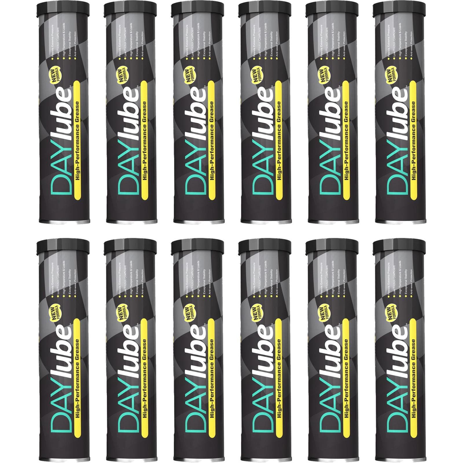 DAYLube NLGF192 Nano Grease, 16 ounce Tube, Set of 12
