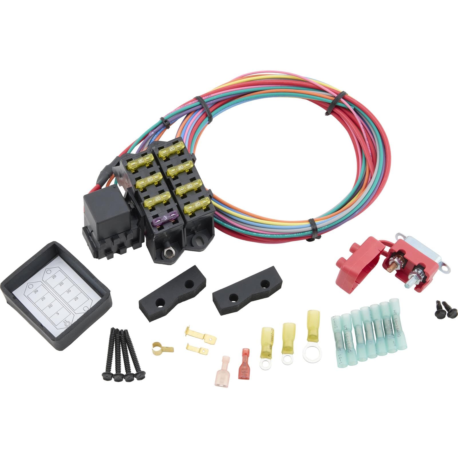 Painless Wiring 70207 CirKit Boss Auxiliary Fuse Block, 7 Circuits