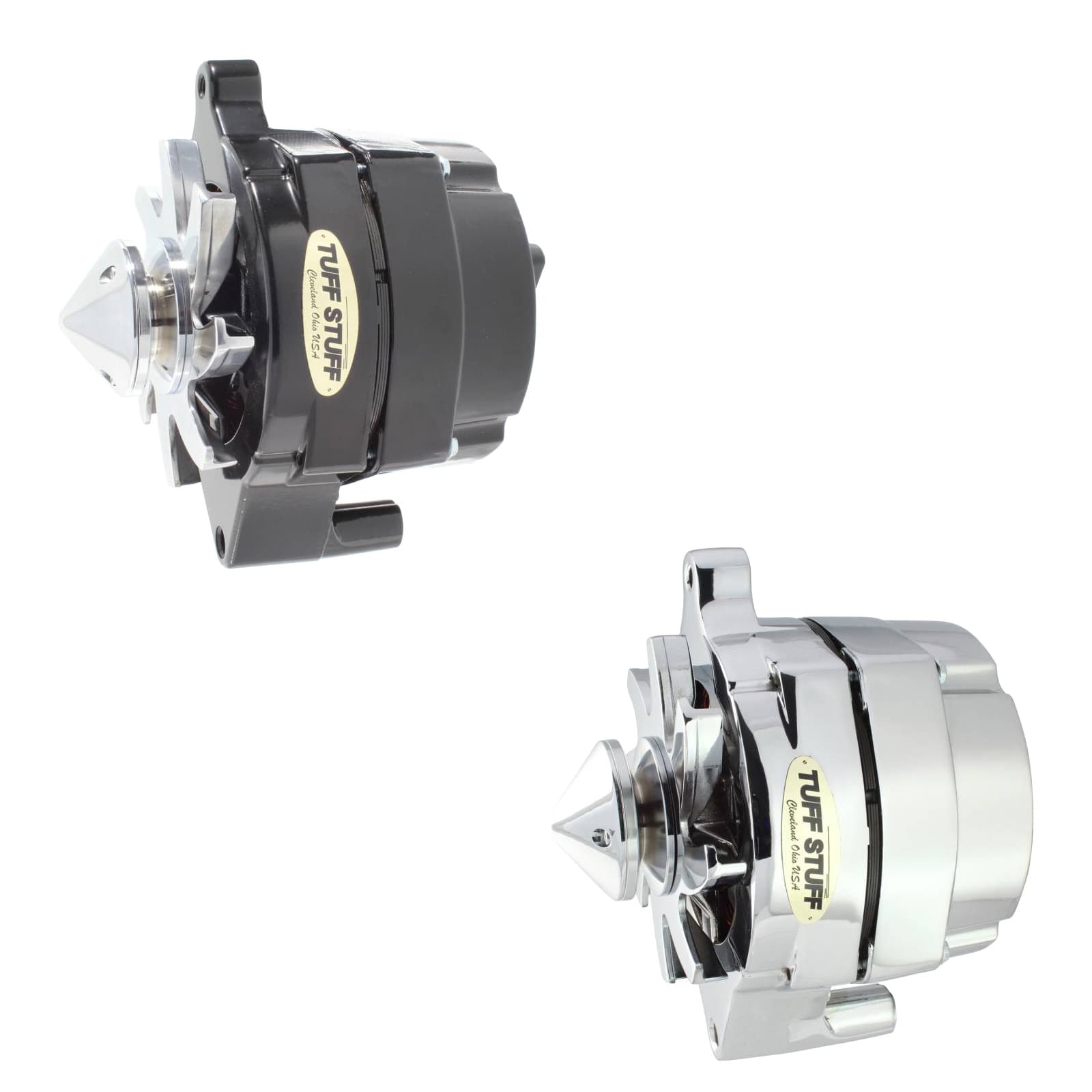 Tuff Stuff Silver Bullet Ford One Wire Alternator, 140 AMP Rating