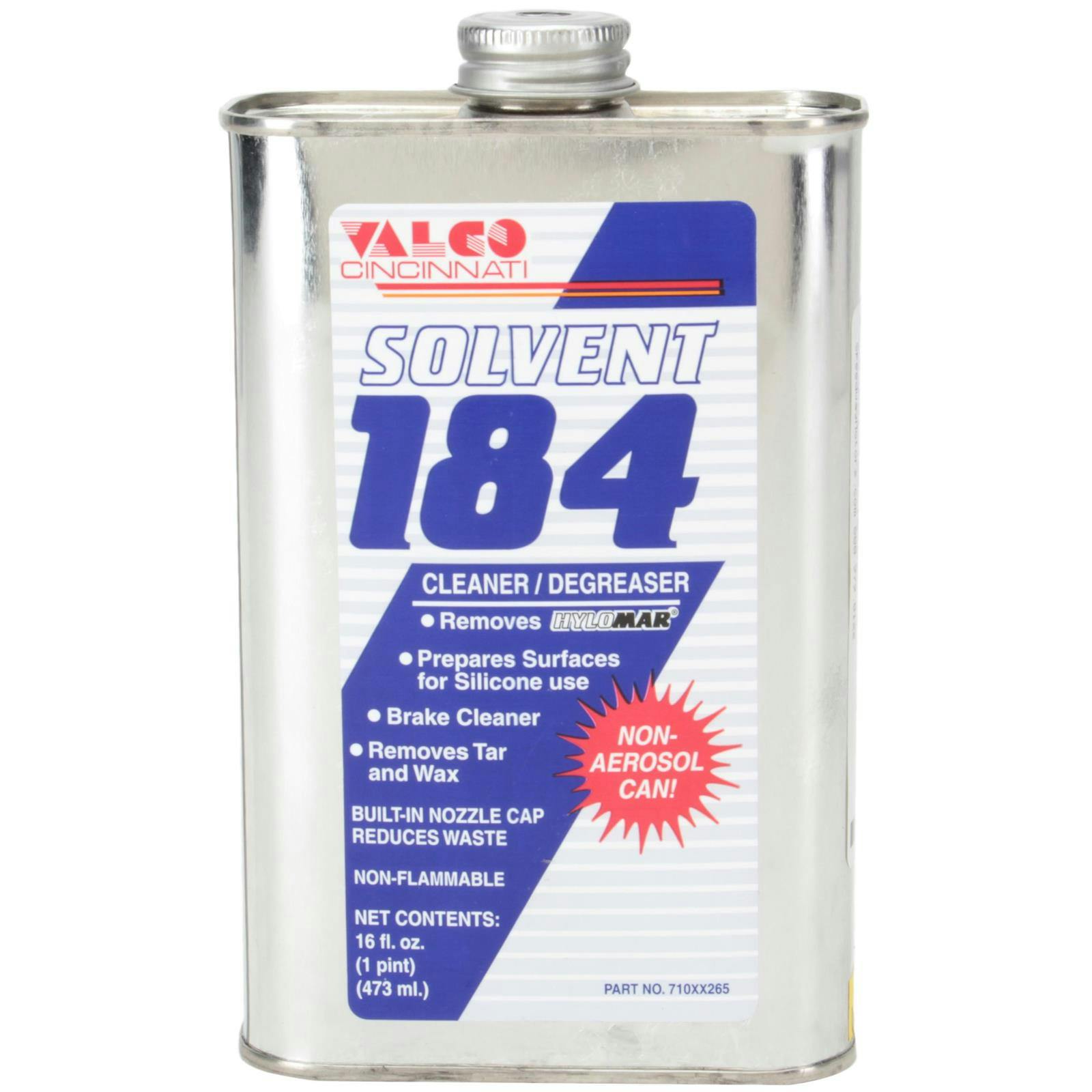 Valco 710XX265 184 Solvent Cleaner/Degreaser, 16 oz