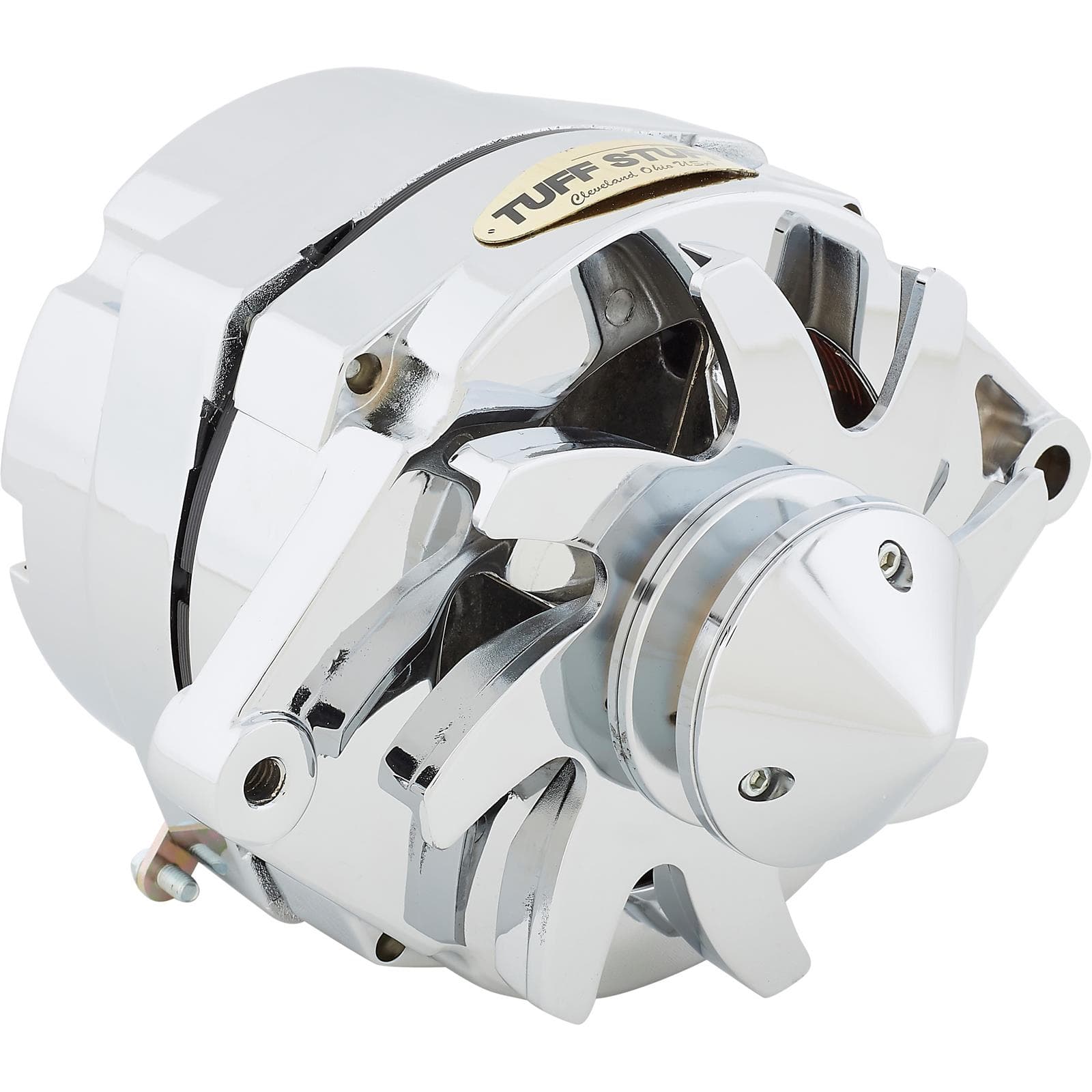 Tuff Stuff Silver Bullet One Wire Alternators - 100 Amp GM V-Belt Pulley