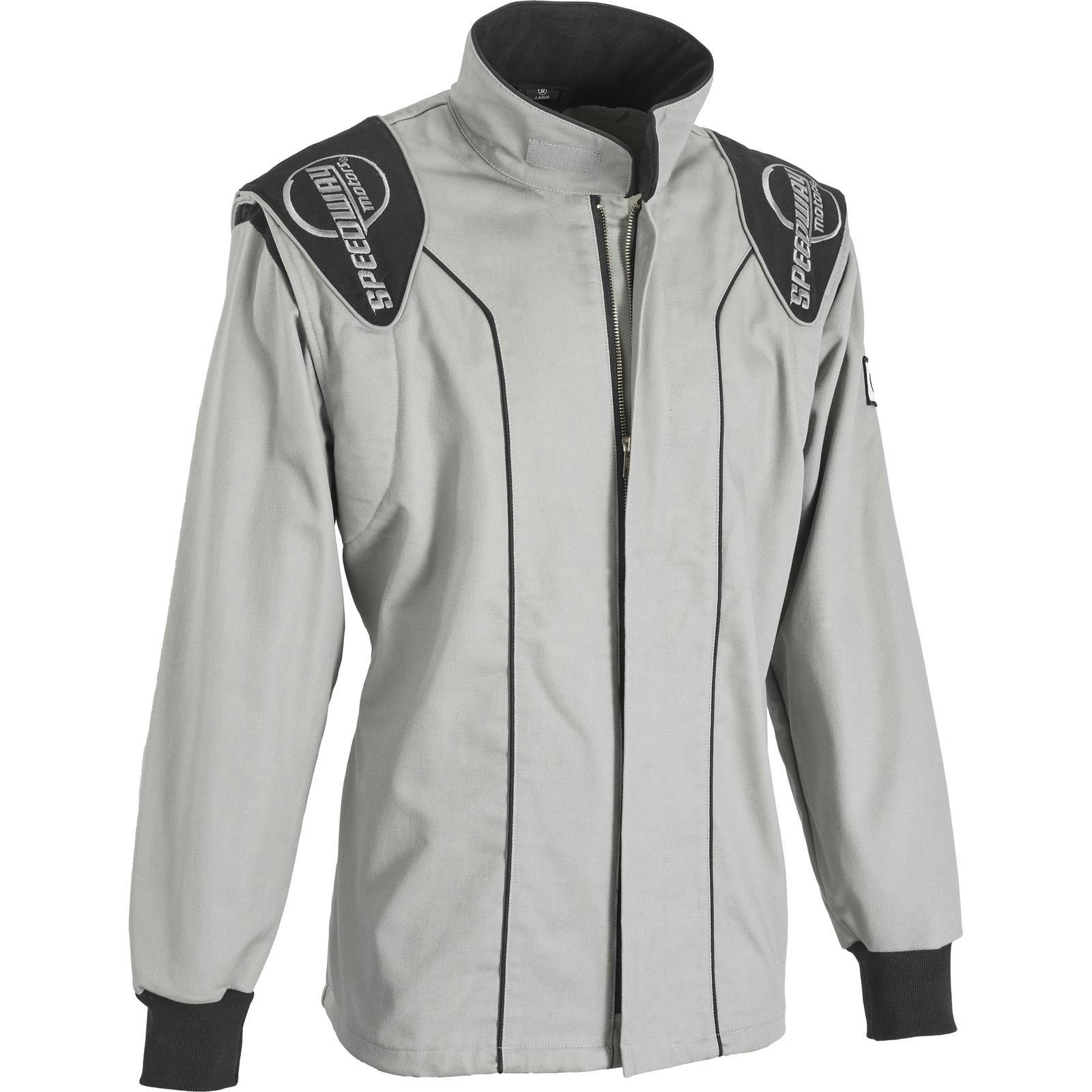 Speedway Double-Layer SFI-5 Racing Suit Jacket, Black Large