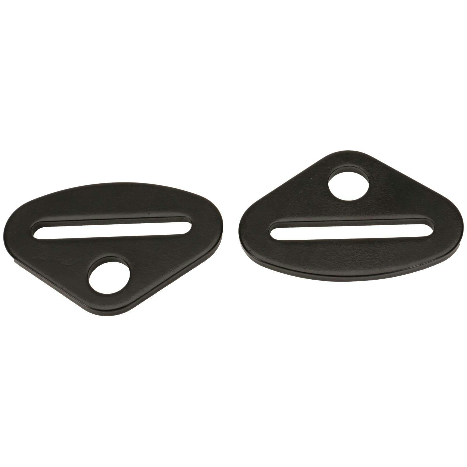 Speedway Motors Seat Belt Mount, Bolt-In, Black, Pair