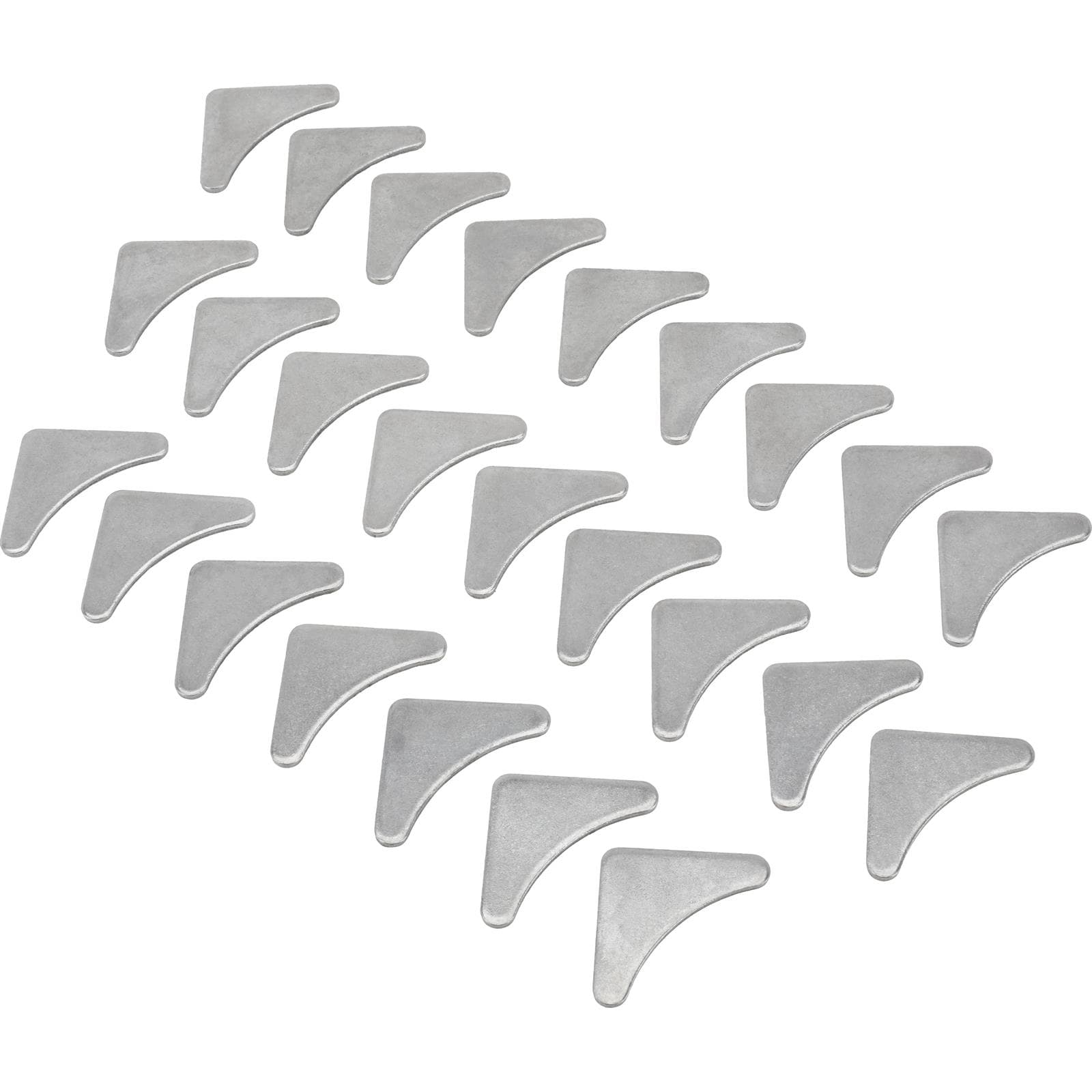 Medium Roll Cage Chassis Bar Steel Weld Gusset Plates, 25 Pk