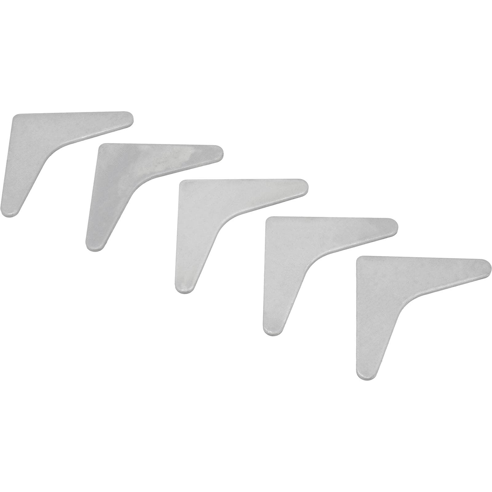 Large Roll Cage Chassis Bar Steel Weld Gusset Plates, 5 Pk