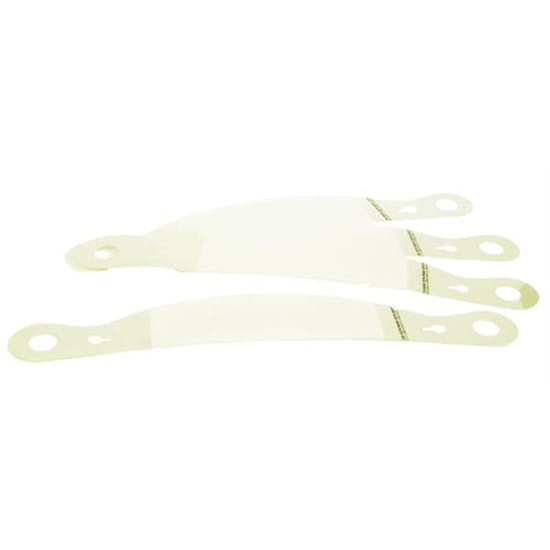Racing Optics 10209C F-Style Clear Banana Shape XStack Tearoffs