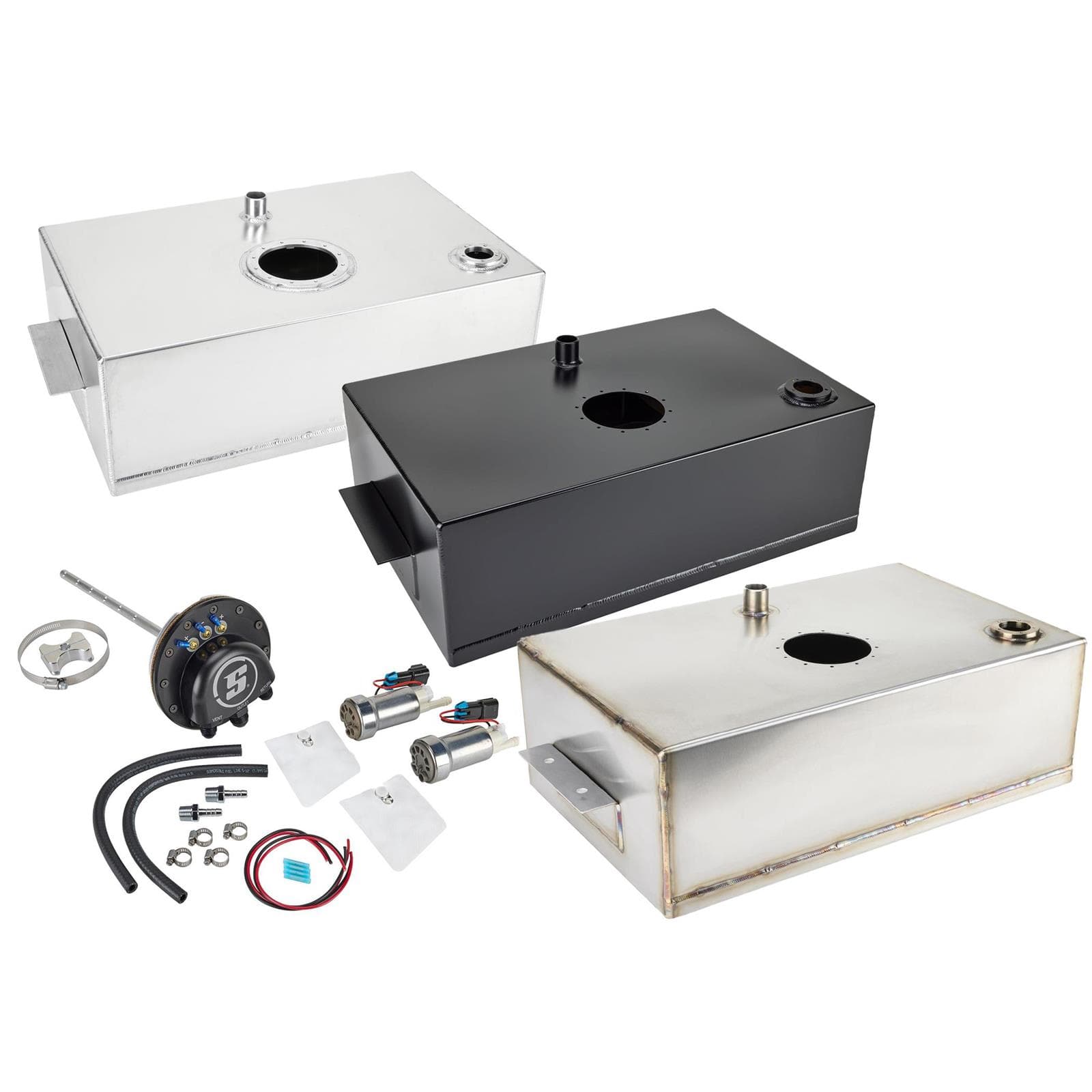 TwoLaneâ„¢ 63-72 Chevy C10 Truck EFI Under Bed Fuel Tank w/ Pump