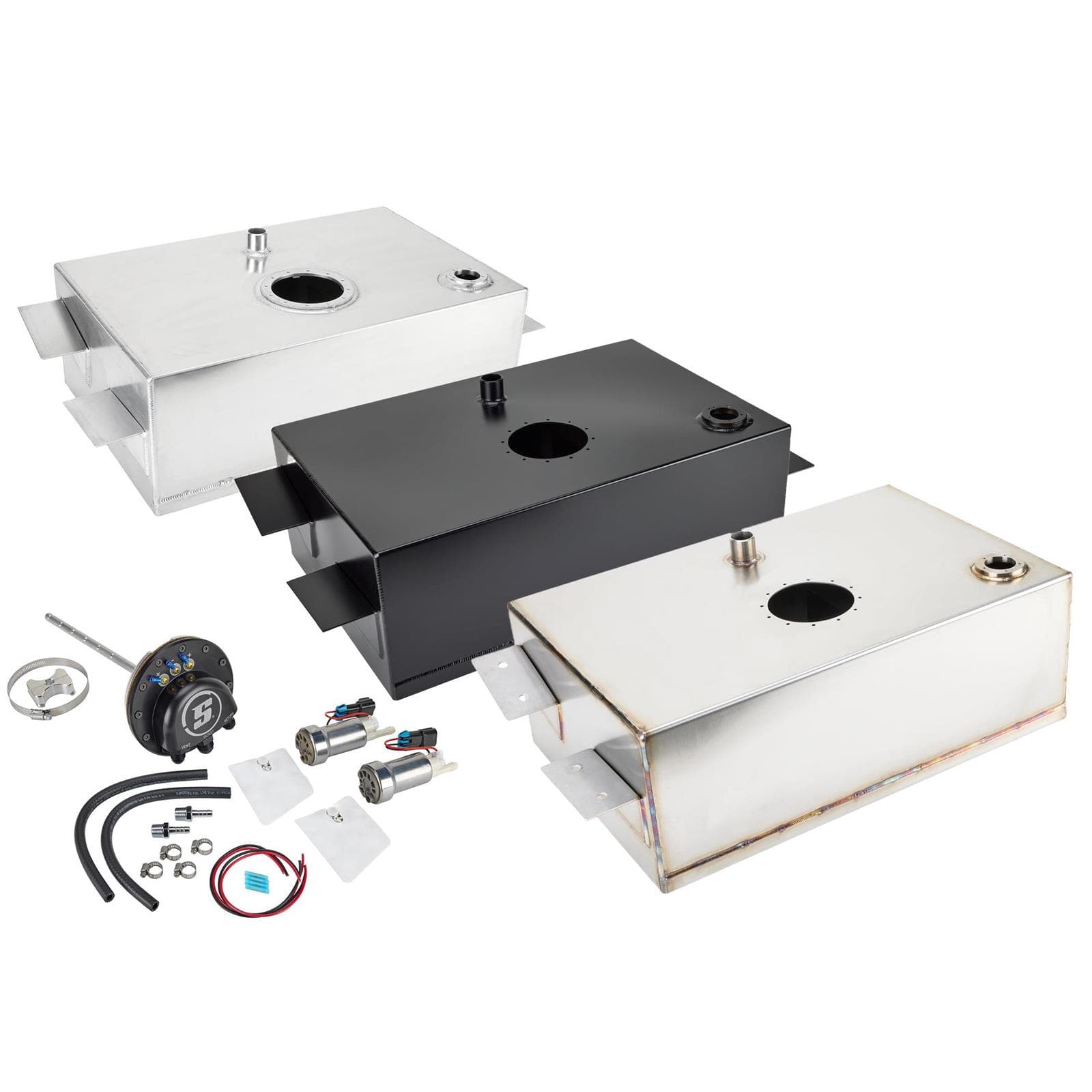 TwoLaneâ„¢ 73-87 Chevy C10 Truck EFI Under Bed Fuel Tank w/ Pump