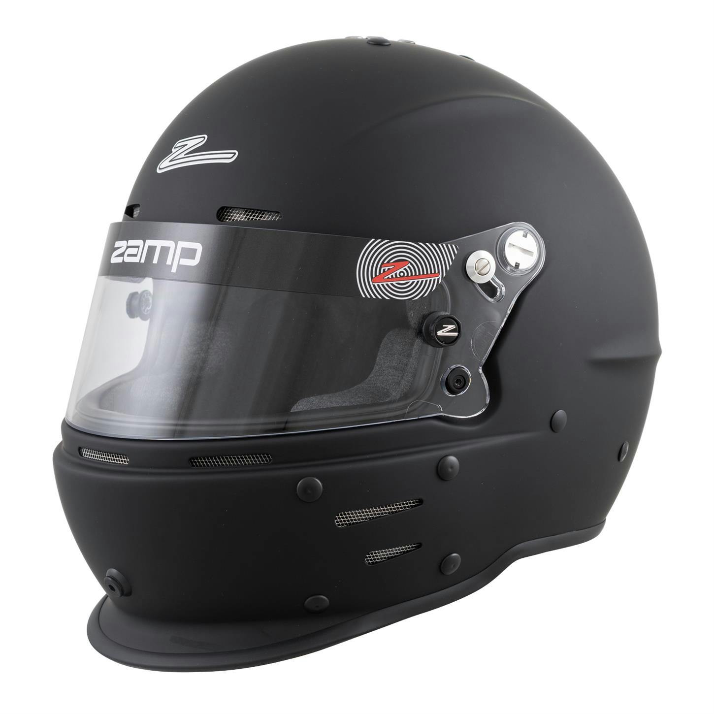 Zamp RZ-62 Aramid SA2020 Helmet, Flat Black/Flo Orange/White