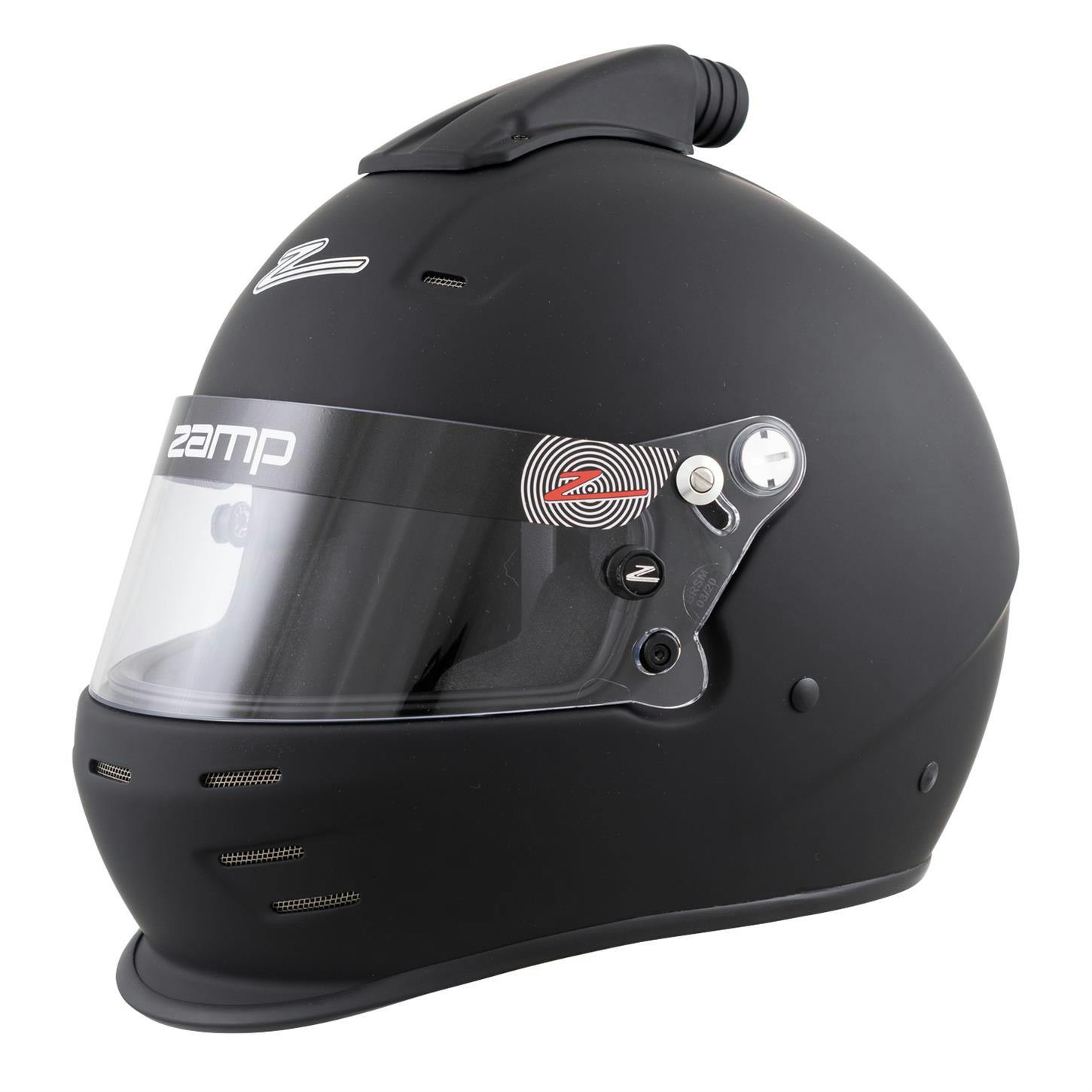 Zamp RZ-36 Air SA2020 Helmet, Matte Black/Gloss White