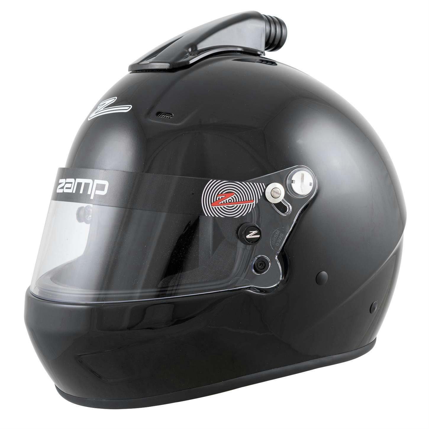 Zamp RZ-56 Air SA2020 Helmet, Gloss Black/White